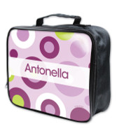 Circles and Circles Purple Soft Lunch Bag