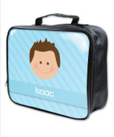 Just Like Me Boy Light Blue Soft Lunch Bag