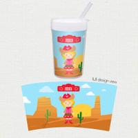 Cowgirl Toddler Cup