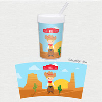 Cowboy Toddler Cup