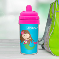 Cute Mermaid Custom Kids Sippy Cup