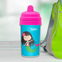 Cute Mermaid Custom Kids Sippy Cup