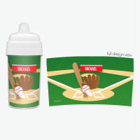 Baseball Fan Custom Sippy Cups