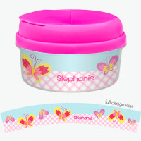 Smiley Butterfly Customized Snack Bowl