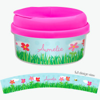 Spring Flowers Custom Snack Bowl