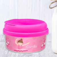 Love For Ballet Brunette Customized Snack Bowl