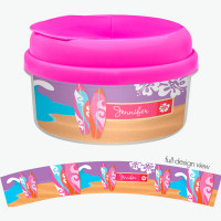 Surfing The Waves Personalized Snack Bowls