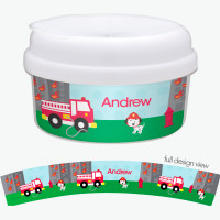 Fighting Fire Snack Bowl