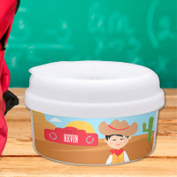 Asian Cowboy Custom Snack Bowl