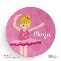Love For Ballet Kids Plates