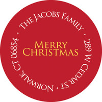 Welcome Baby Jesus Christmas Address Labels