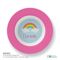 A Rainbow In The Sky Kids Plates