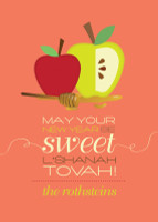 Honey Apples Jewish New Year Card