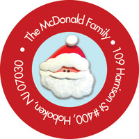 Santa's Friends Christmas Address Labels