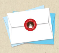 Xmas Hapinness Christmas Address Labels