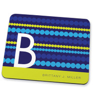 Simply blue dots Mouse Pad