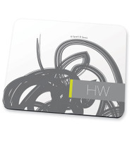 Grey urban graffiti Mouse Pad