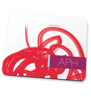 Red urban graffiti Mouse Pad