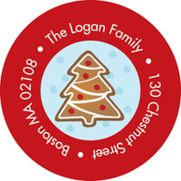 Yummy Xmas Cookies Christmas Address Labels