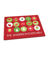 Christmas Symbols Cutting Board