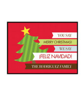 We Say Feliz Navidad Doormat