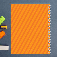 red dinosaur personalized notebook for kids