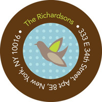 Winter Greetings Christmas Address Labels