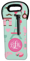 Love for Paris Personalized Wine Tote