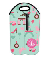 Love for Paris Personalized Wine Tote