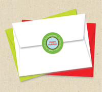 Rudolph In The Snow Christmas Address Labels