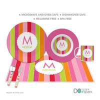 Bold & Fun Stripes Kids Bowl