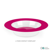 Double Initial Pink Kids Bowl