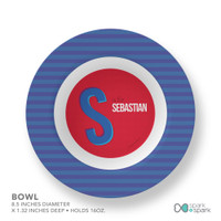 Double Initial Red Kids Bowl