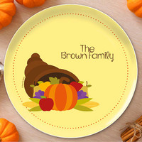 Here Comes Fall Holiday Plate