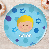 Hanukkah Joy Boy Kids Plate
