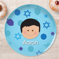 Hanukkah Joy Boy Kids Plate