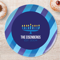 Bright Hanukkah Holiday Plate