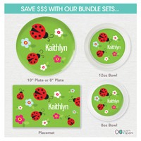 Curious Lady Bug Kids Placemat