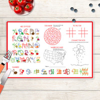 Curious Lady Bug Kids Placemat