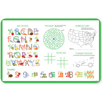 Soccer Fan Green Kids Placemat
