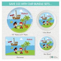 Yo Ho Pirate Boy Kids Placemat