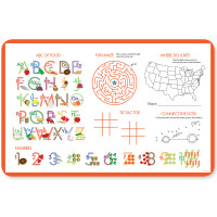 Dino and Me Orange Kids Placemat