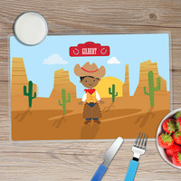 Cowboy Kids Placemat