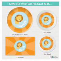 Cute Baby Lion Kids Placemats