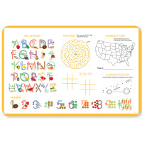 Cute Baby Cheetah Kids Placemats