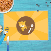 Cute Baby Cheetah Kids Placemats