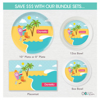 Fun at the Beach Kids Placemat