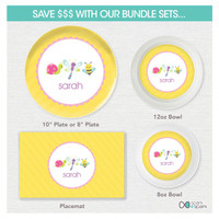 Three Sweet Little Bugs Kids Placemat