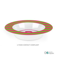 Fun Initials Pink Kids Bowl