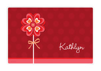 Lovely Heart Flower Kids Placemat